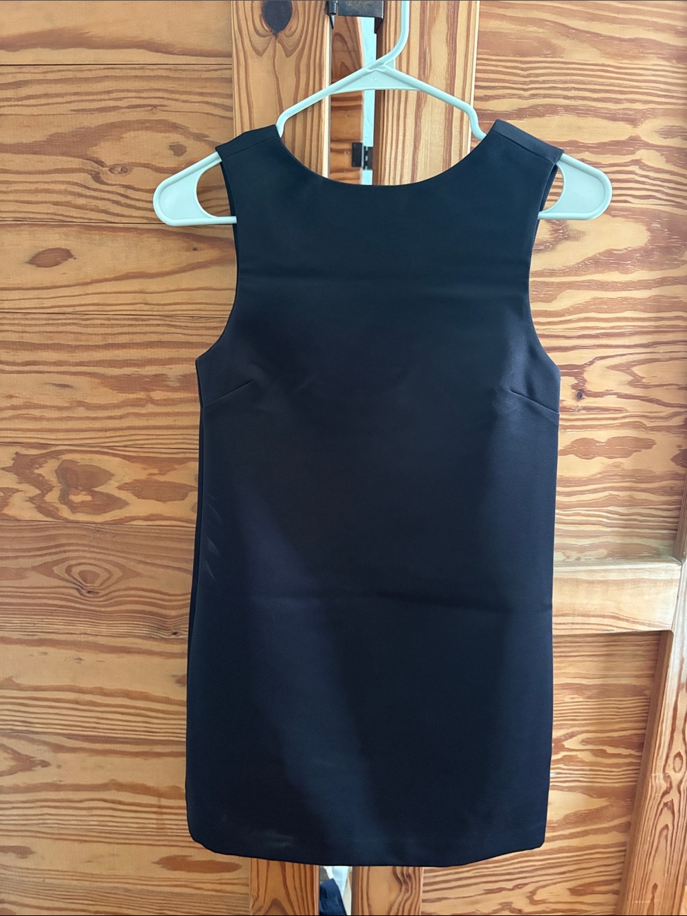 H&M Black Sleeveless Mini Shift Dress